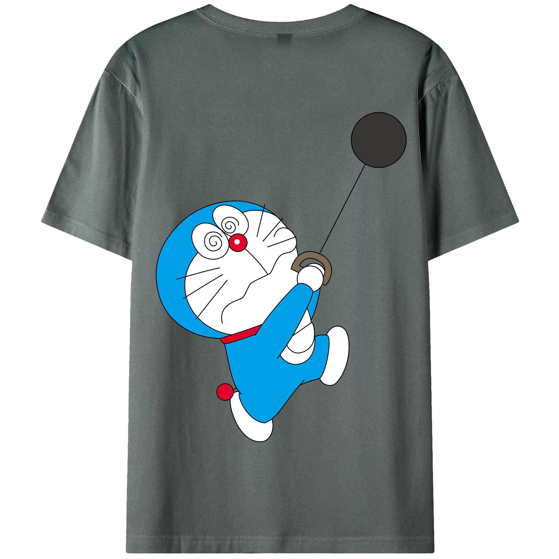 （画像用） ドラえもん Doraemon 綿100％半袖Tシャツ（背面プリント）
